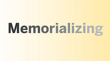 Memorializing Dialogue graphic